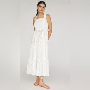 Anthropologie Porridge Eyelet Maxi Dress, M
